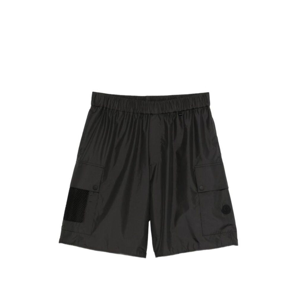 Moncler Black Shorts - Cargo Shorts Men
